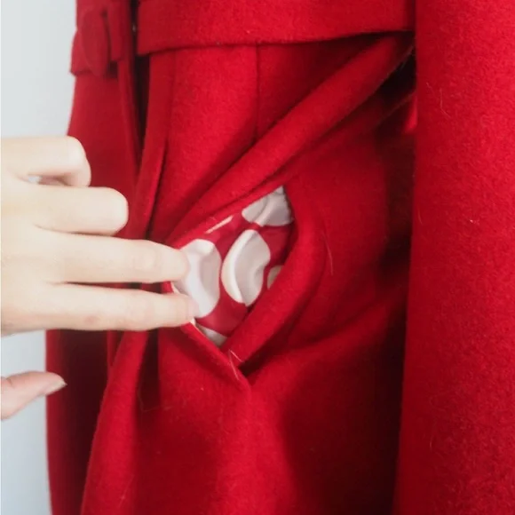 F21 Red Women's Retro Coat - Picture 9 of 11